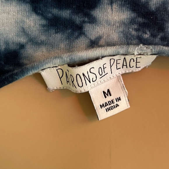 PATRON OF PEACE Blue Top - Picture 3 of 4